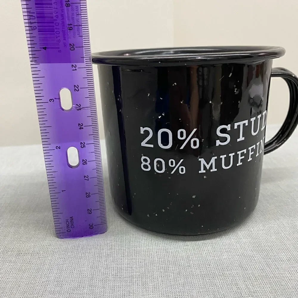 Funny Enameled Metal Mug